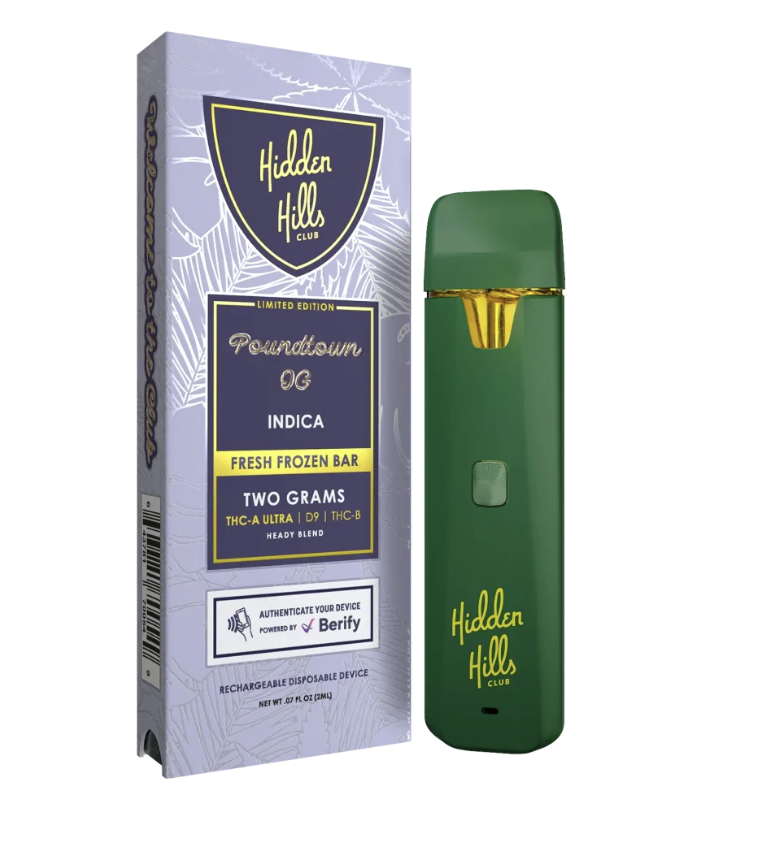 c8f84dc8-5a79-4dc4-8d78-2f30a7a35f50.png Hidden Hills Club Limited Edition THC-A Ultra 2g Fresh Frozen Bar