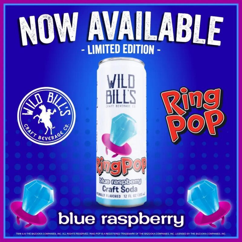 cbf87078-a1d2-49dc-aa10-b90f80827ff0.jpeg Wild Bill's Craft Beverage Co. - Ring Pop Soda Flavors 12 oz. Can