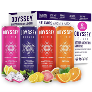 cdbab74a-28f0-4129-bde1-e3183ad0aaf0.png Odyssey Mushroom Elixir Sparkling Energy Drink 12fl oz.