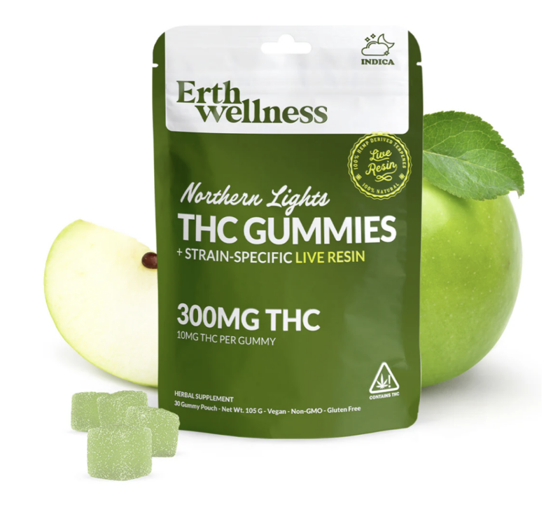 d0a411d5-65e3-4995-bad3-3bf23f29c4cd.png Erth Wellness Strain Specific THC Gummies Pouch