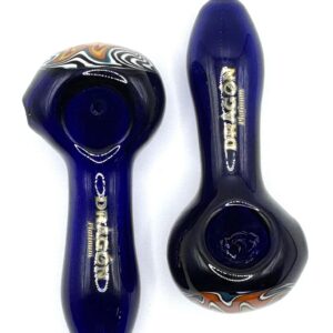4.5” Dragon Glass Wigwam Hand Pipe