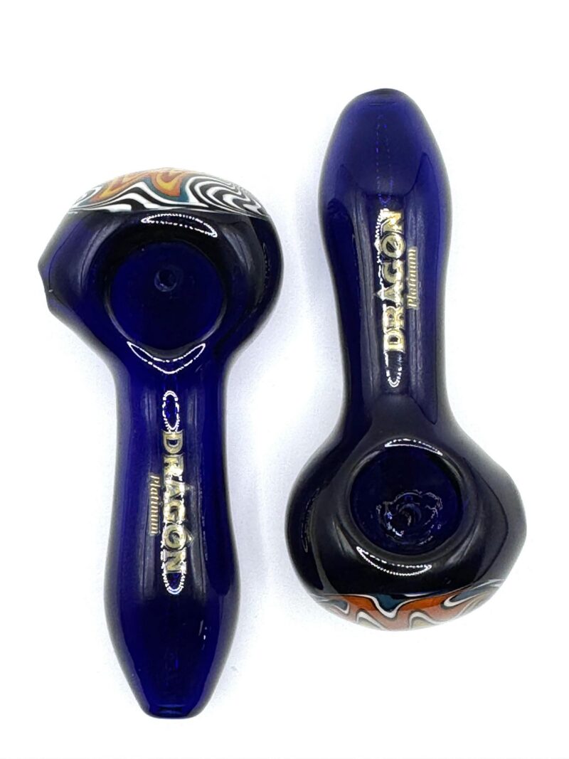 4.5” Dragon Glass Wigwam Hand Pipe