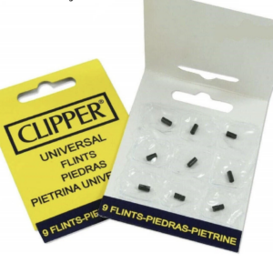 Clipper Universal Flints - Pack of 9 single flints