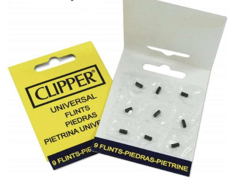 Clipper Universal Flints - Pack of 9 single flints