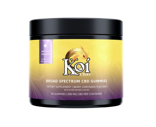 Koi CBD Gummies - Anytime Balance 600mg 60ct Jar