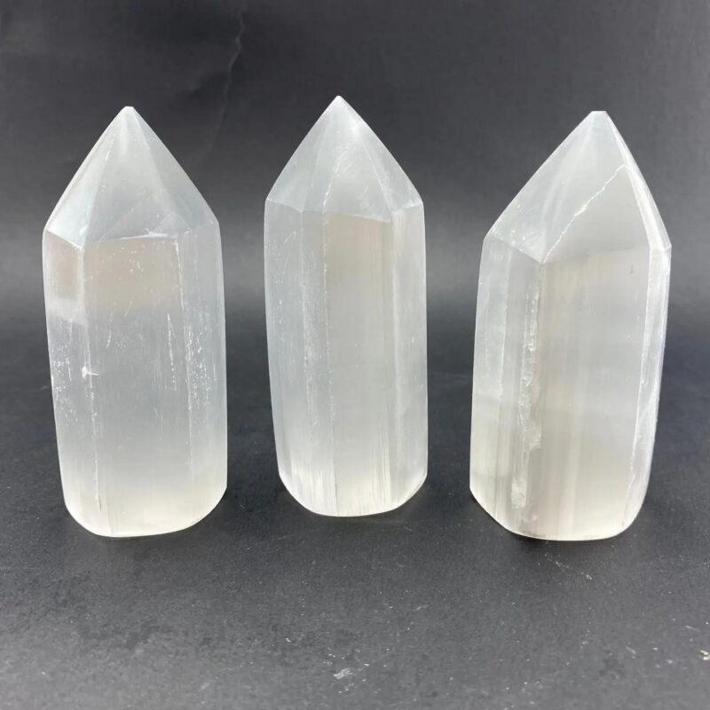 d9cd8aaf-68ae-4da0-beb2-10705715995c.jpeg 10cm Polished Selenite Point, Selenite Obelisk, Pointed Selenite