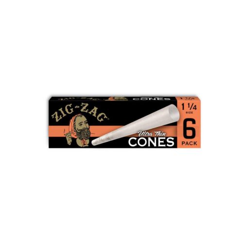Zig-Zag Ultra Thin Pre-Rolled Cones 1 1/4 Size 6ct.