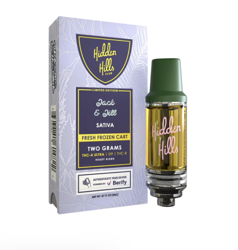 e3739488-5942-4a30-9789-9f8bfdb49ba2.png Hidden Hills Club Fresh Frozen Cart THC-A Ultra 2g Cart