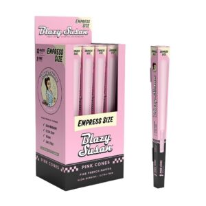 Blazy Susan Pink Pre-Rolled Empress Size Cone