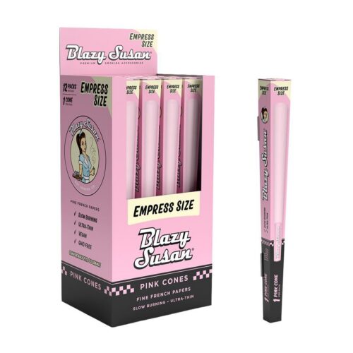 Blazy Susan Pink Pre-Rolled Empress Size Cone