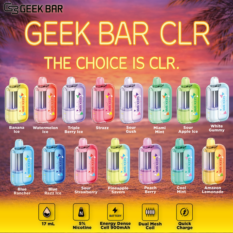 e8cc92d5-9ce3-454a-aa56-42a46a7d8028.png Geek Bar CLR 50k Puff 5% Nic Disposable Device