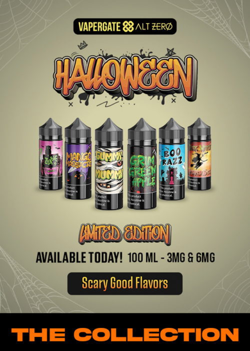Alt Zero x Vapergate 100mL Halloween E-Liquid Collection