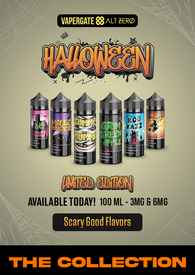 eaeb603f-7b65-4181-bffb-e3b8028be6c1.png Alt Zero x Vapergate 100mL Halloween E-Liquid Collection