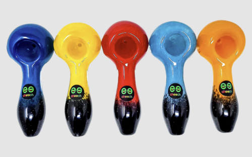 3” Cheech Glass Dual Color Hand Pipe