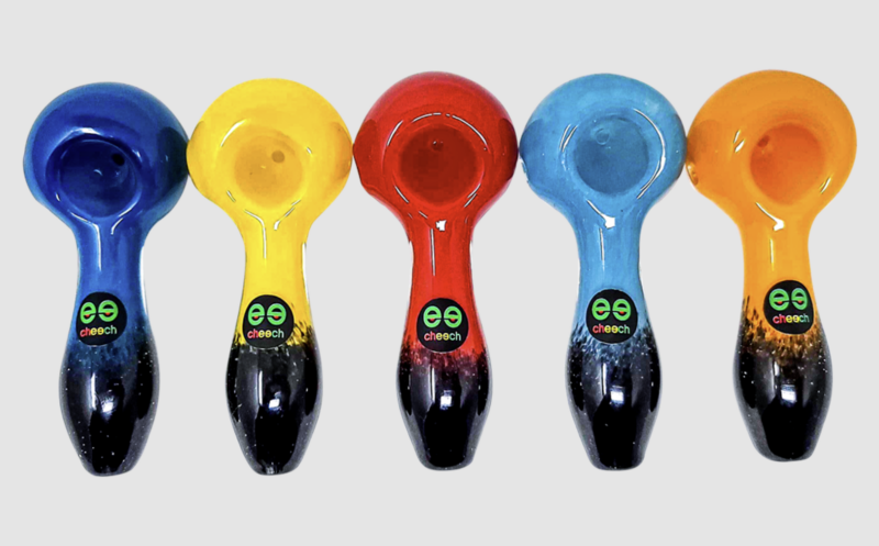 3” Cheech Glass Dual Color Hand Pipe