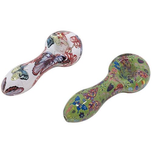 4" Full Decal Spoon Hand Pipe