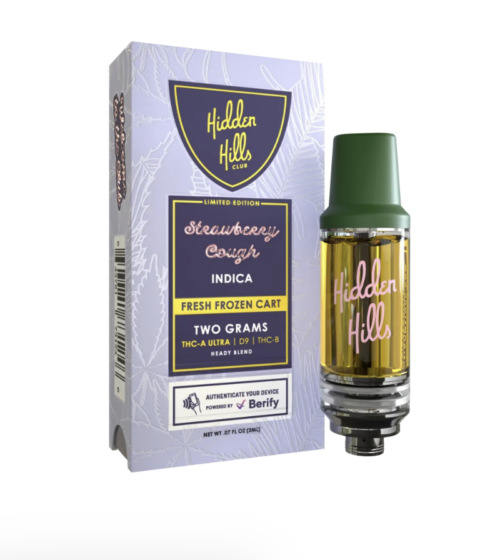 Hidden Hills Club Fresh Frozen Cart THC-A Ultra 2g Cart