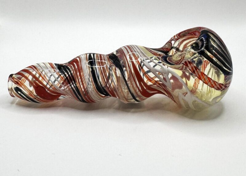4.5” Dragon Glass Hand Pipe Twisted Hand Pipe