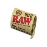 RAW Natural Unbleached Hemp Wick 10ft