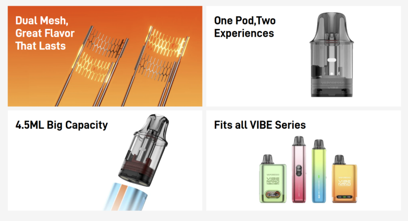Vaporesso Vibe Series Replacement Pod
