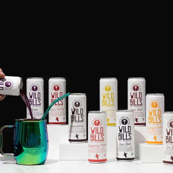 52208c9b-97a1-4b02-aab9-eefa9ee3e4e2.jpeg Wild Bill's Craft Beverage Co. - Traditional Soda Flavors 12 oz. Can