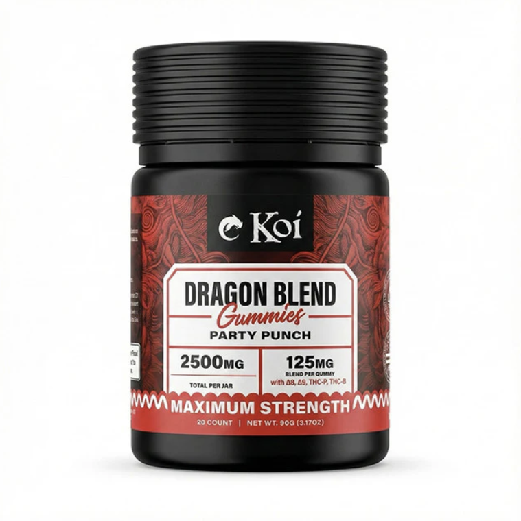 6d33ed16-9354-4783-87e9-44d6a32202a7.png Koi Dragon Blend Gummies Jar 20ct.