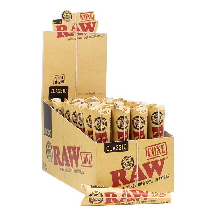 RAW Classic Pre-Rolled Cones 1-1/4 Size 6ct.