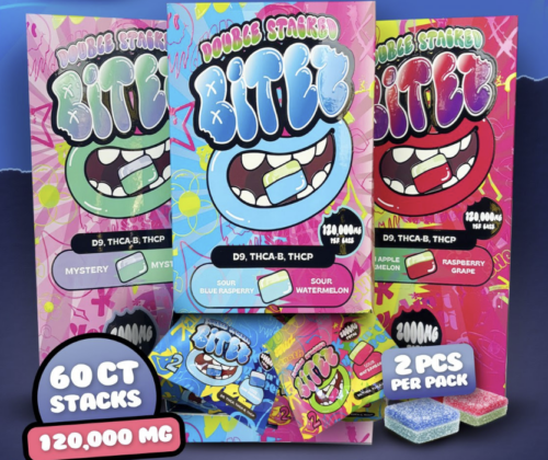 Bitez 2/ Pack THC Gummies