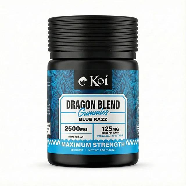 862166e0-8af4-4111-9fa6-c63446f4e46c.jpeg Koi Dragon Blend Gummies Jar 20ct.