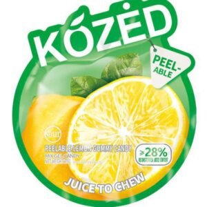 995447af-0d88-472c-8e70-d7836255425f.jpeg Kozed Peel-Able Juice Gummy Candy 75g