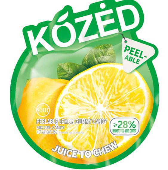995447af-0d88-472c-8e70-d7836255425f.jpeg Kozed Peel-Able Juice Gummy Candy 75g