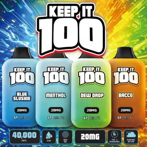 Keep It 100 40k Puff 2% Nic Disposable Device