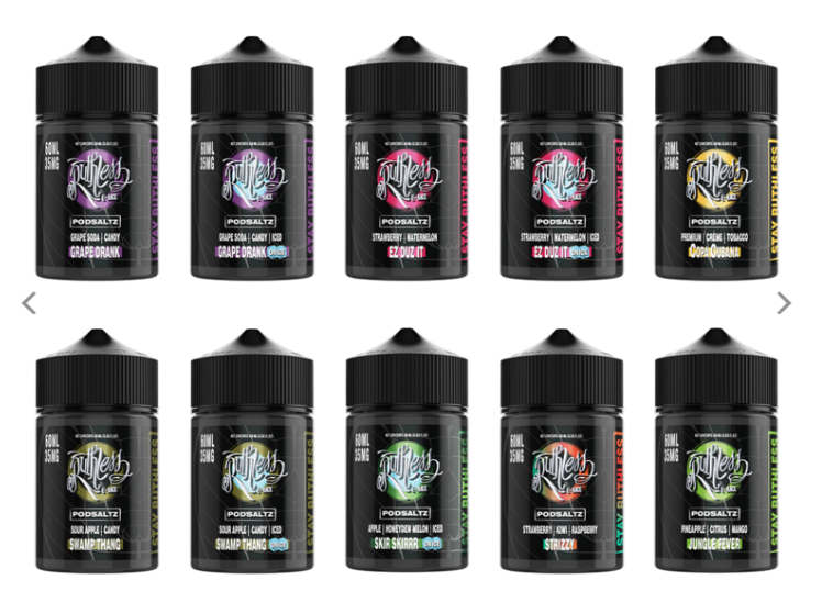 04743d57-a3ee-457f-8e81-ea758641b1fa.png Ruthless 60ml High Nic Salt E-Liquid (Clearance)