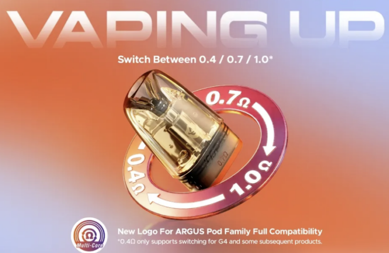 5f70d60e-4191-4396-b0a8-3d42f3df7133.png Voopoo Argus Multi-Ohm Cartridge - Single Pod