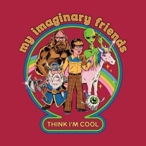 91ebda5b-33a5-4416-9856-a821c83e62a8.jpeg Steven Rhodes - My Imaginary Friends Gel-Coated Framed Print (11x17)