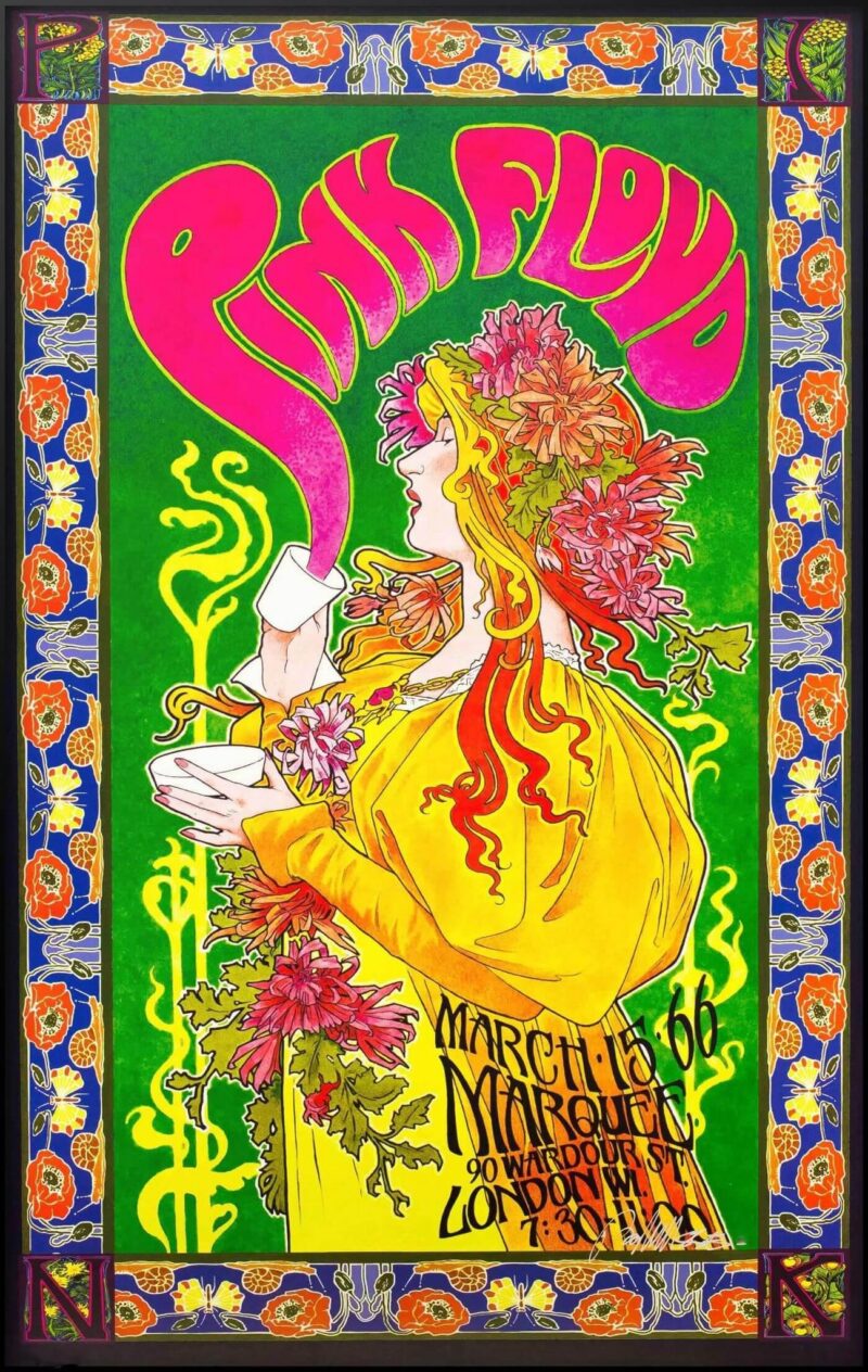 Pink Floyd - Live - Masse Poster '66 24"x36" Unframed Poster