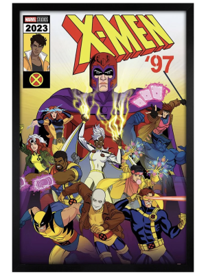 cf496bd5-ada6-40ee-abb3-b9659c269e82-2.png X-Men- Comic Cover '97 11x17 Faux Matte Plexi Frame