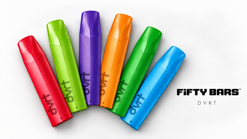 e6676809-7b6f-4f73-b2fc-f23dcc9acbf1.png Fifty Bar DVRT 2000 Puff Disposable 5% Nic Device
